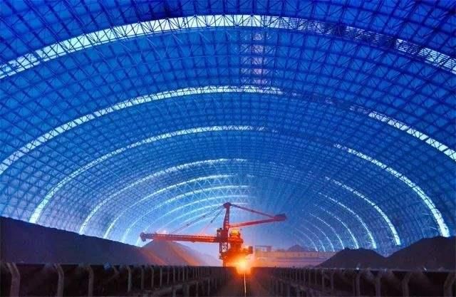 延边亿优钢构工程师为您解析原料场封闭技术的特点和类型